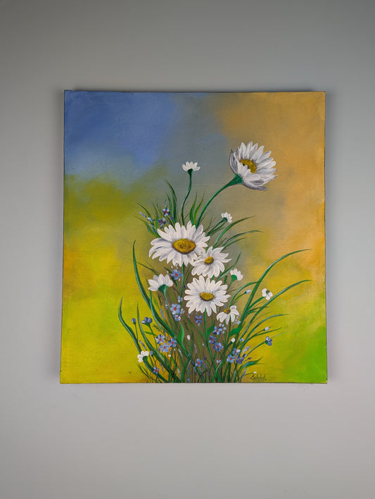 DANCING DAISIES ON A SUMMER DAY