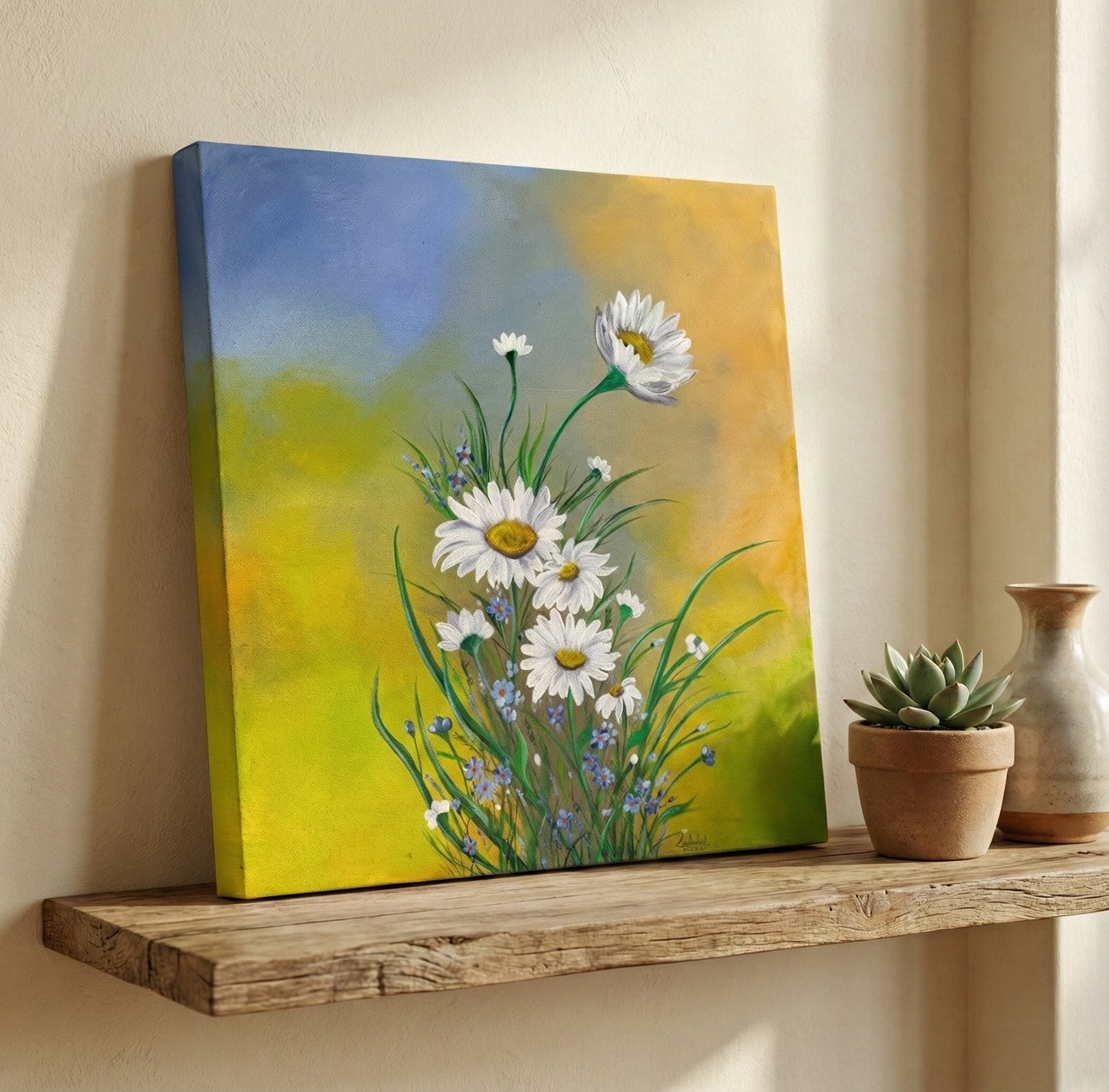 DANCING DAISIES ON A SUMMER DAY